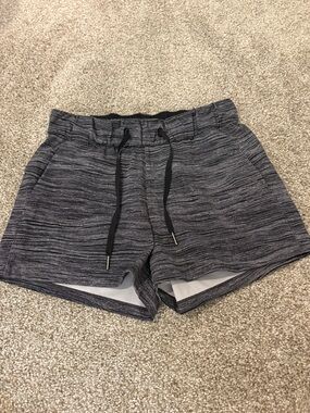 lululemon athletica Black Heather Athletic Shorts